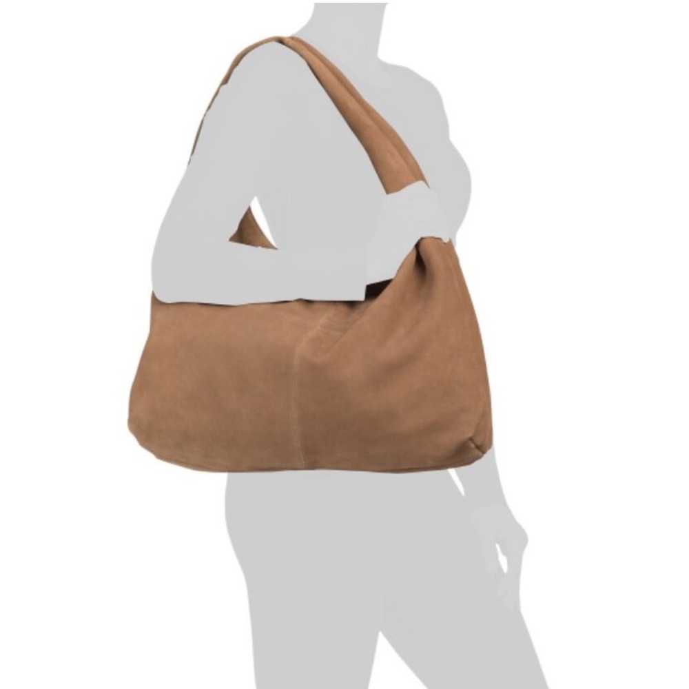 Suede Large Hobo Bag - Picture 5 of 6